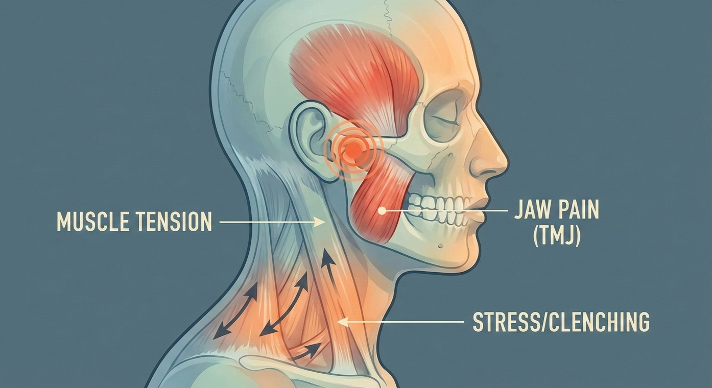 Jaw tension illustration